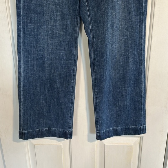 J Crew size 27 wide leg cropped jeans - Picture 2 of 4